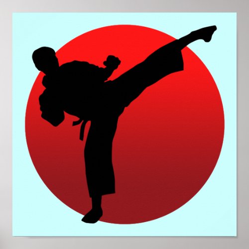 KARATE keri Poster