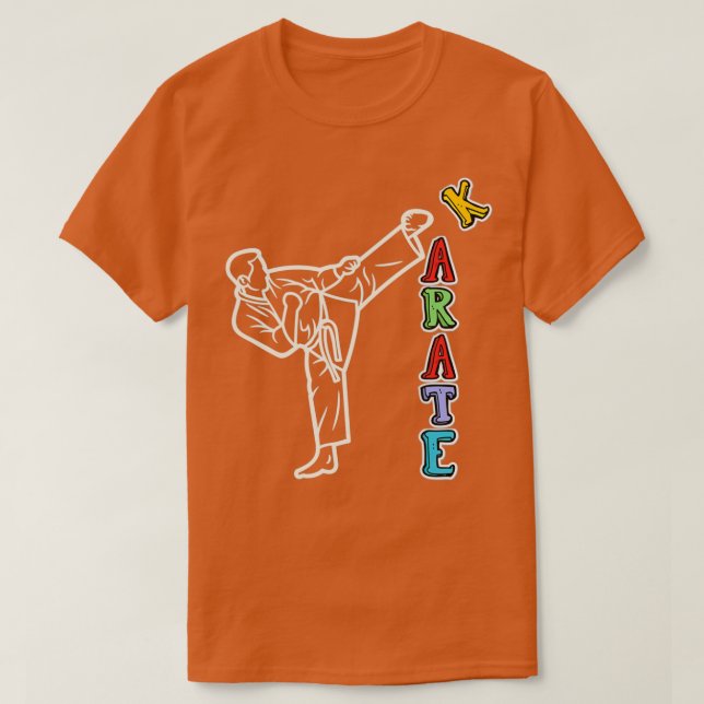Karate Kick 1 T-Shirt (Design Front)