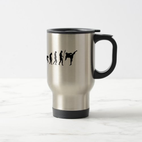 karate kick evolution travel mug