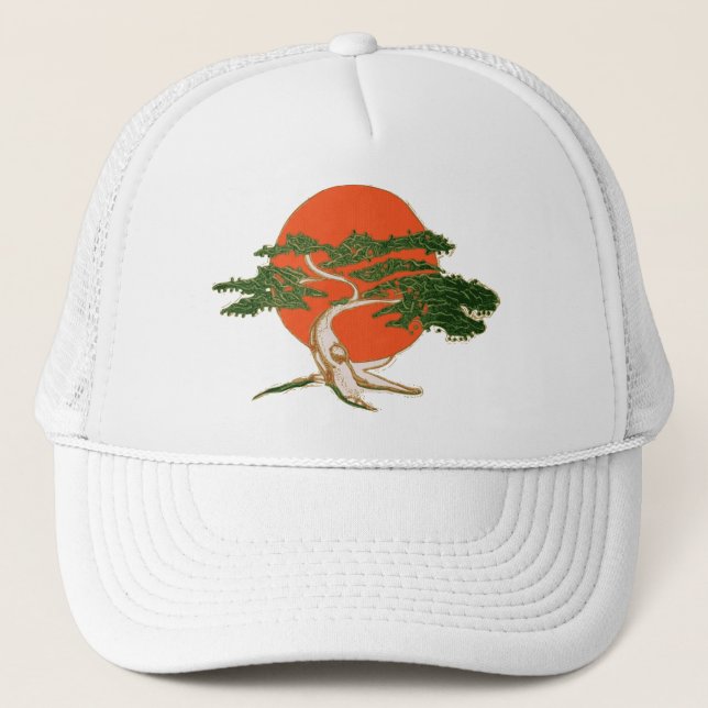 Karate Kid Mr. Miyage Bonsai Trucker Hat (Front)