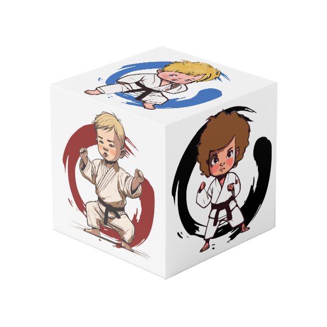 Karate Kids Cube (Front Angled)