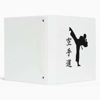 Karate Kung Fu 3 Ring Binder