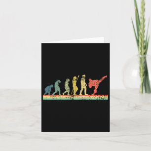 Karate Kung Fu Material Arts Card