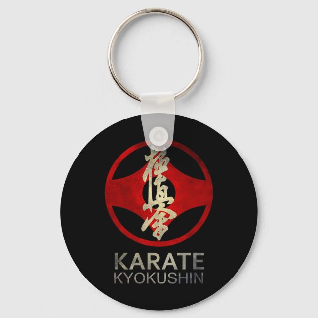 Karate Kyokushin  Keychain (Front)