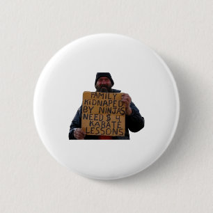 Karate Lessons T Shirt  Button
