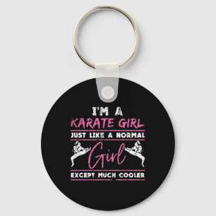 Karate Lover Athlete Women Gift Karate Keychain