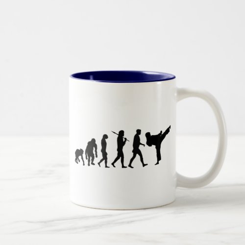 Karate lovers Dojo training gift Two_Tone Coffee Mug