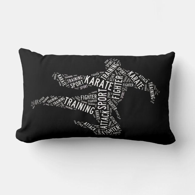 Karate Lumbar Pillow (Front)