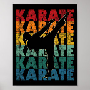 Karate - Martial Artist Karateka Comt Self Defense Poster