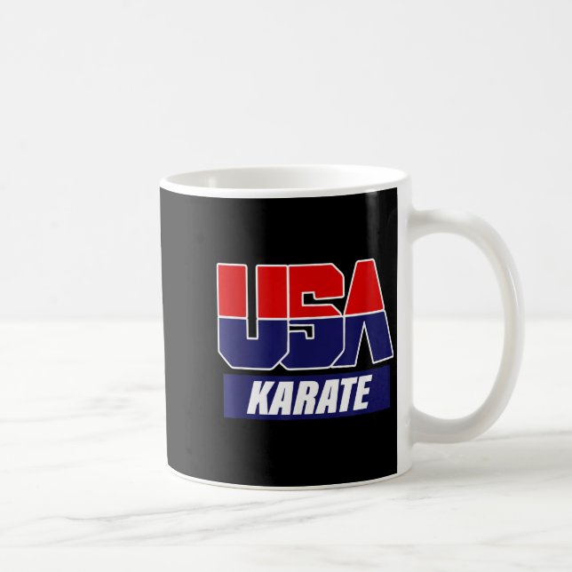 Karate Martial Arts 2021 USA Team Coffee Mug (Right)