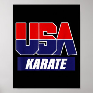 Karate Martial Arts 2021 USA Team Poster