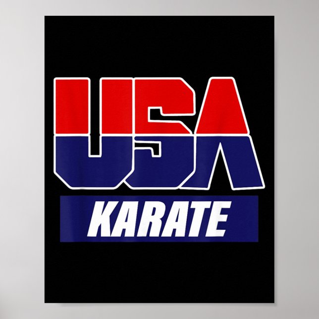 Karate Martial Arts 2021 USA Team Poster (Front)
