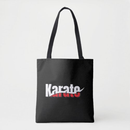 Karate Martial Arts Abstract Swish Tote Bag
