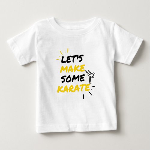 Karate martial arts baby T_Shirt