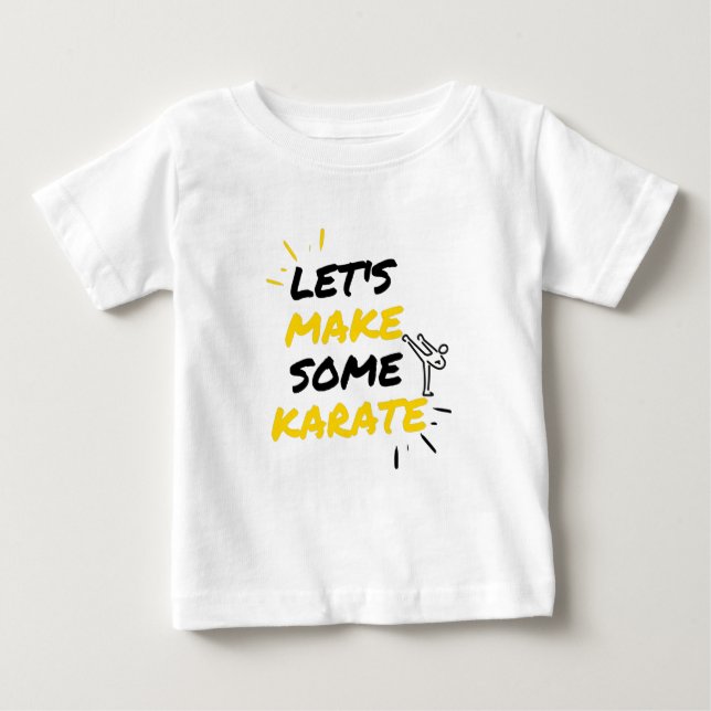 Karate martial arts baby T-Shirt (Front)