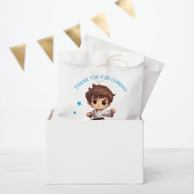 Karate Martial Arts Birthday Party Favor Bag (Party)