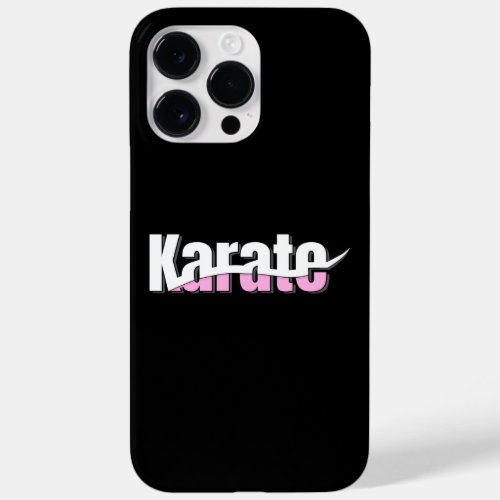 Karate Martial Arts Girly Pink Case_Mate iPhone 14 Pro Max Case