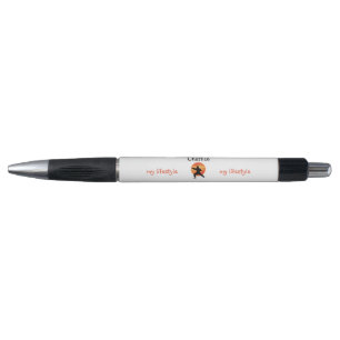 Karate Martial Arts Japan Silhouette Stylish Black Pen