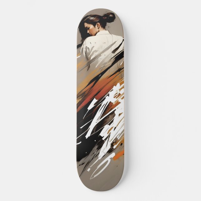 Karate, Martial Arts, Judo Skateboard (Front)