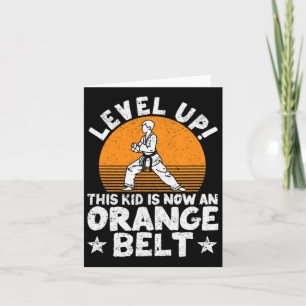 Karate Martial Arts Level Up This Kid Is Now An Or Card