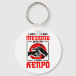Karate Martial Arts Not Risk Kenpo School Fighter  Keychain