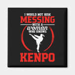 Karate Martial Arts Not Risk Kenpo School Fighter  Magnet