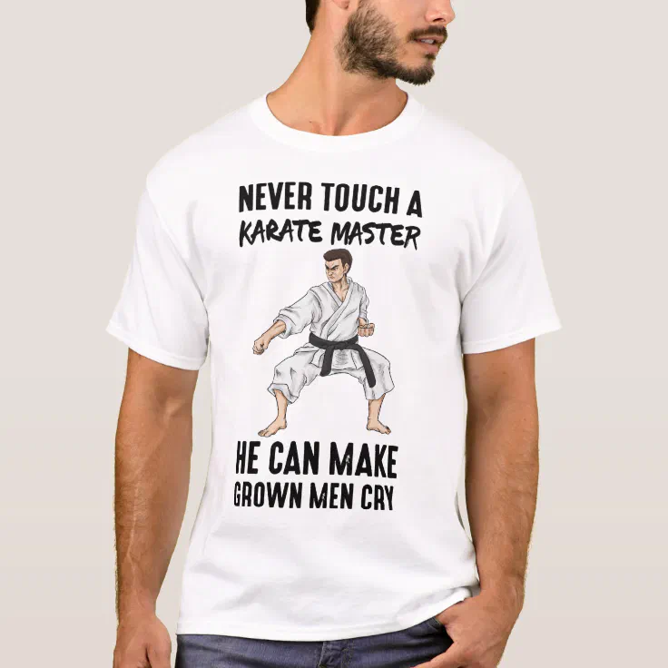 Karate Master Martial Arts Quotes Funny Gift T-Shirt | Zazzle