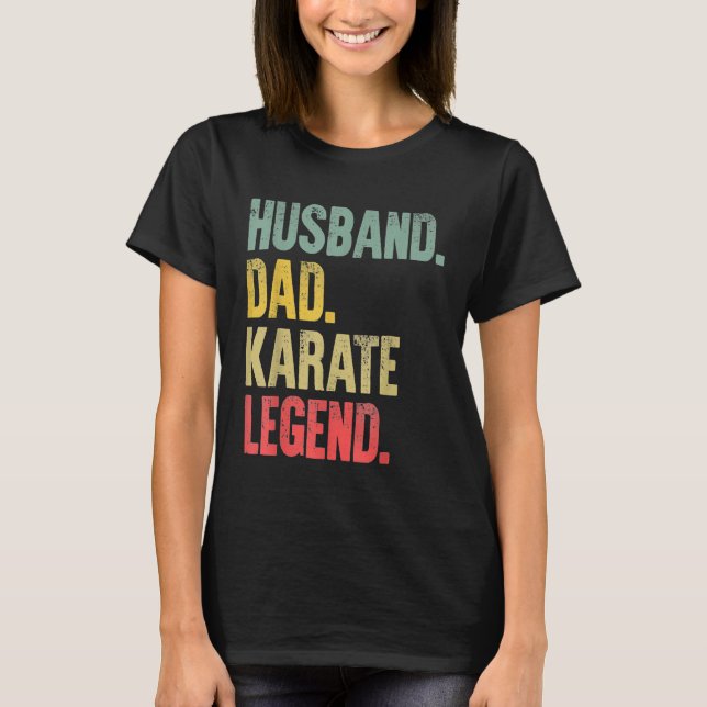 Karate - Mens Funny Vintage Gift  Husband Dad Kara T-Shirt (Front)