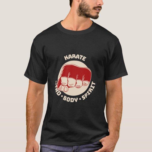 Karate: Mind Body Spirit T-Shirt (Front)