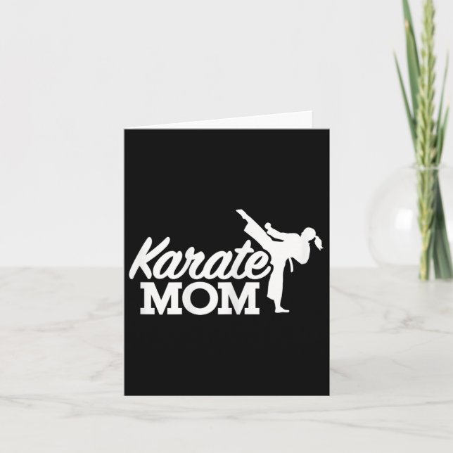 Karate Mom  Card (Front)