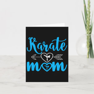 Karate Mom Funny Proud Karate Mom  Card
