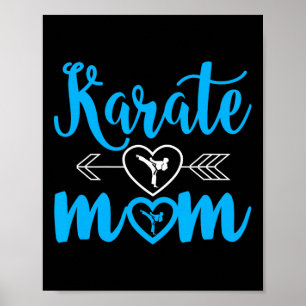 Karate Mom Funny Proud Karate Mom  Poster