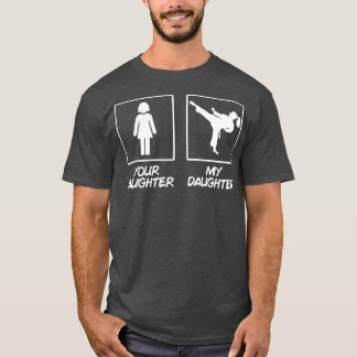 Karate Mom  Karate Daughter  Black Belt T-Shirt