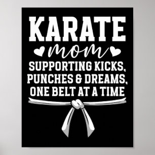 Karate Mom Karate Mama Best Karate Mother  Poster