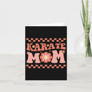 Karate Mom Karate Player Martial Art Lover Karate Card
