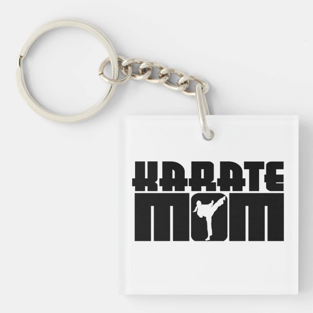 karate Mom Keychain (Front)