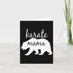 Karate Mom T Shirt Perfect Gift For Mom Women Card