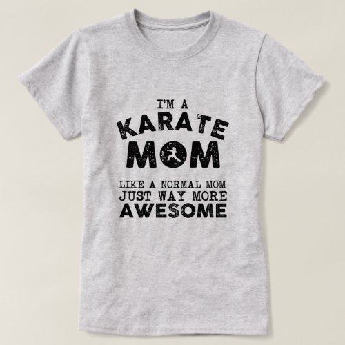 Karate Mom Vintage Black T_Shirt