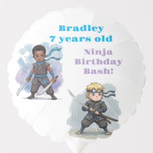 Karate Ninja Boy's Birthday Bash Balloon