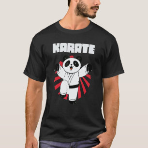Karate Panda Karate Japan Fighting T-Shirt
