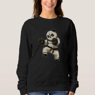 Karate Panda Keikogi Japanese Karateka Panda Sweatshirt