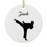 Karate Personalized Christmas Ornament Karate Personalized Christmas Ornament