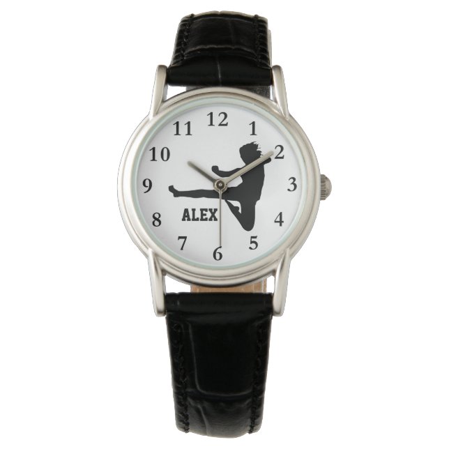 Karate Personalized Name Watch (Front)