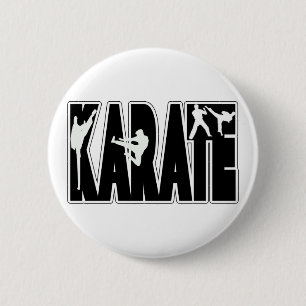 KARATE PINBACK BUTTON