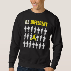 Karate Rider Be Different Inspiration Sweatshirt