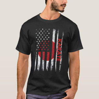 Karate Shirt Martial Arts Gift Japanese Flag