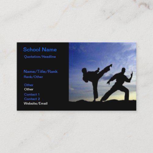 Karate Sky Business Cards