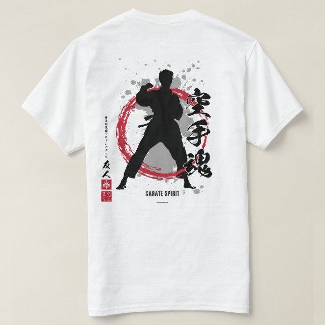 Karate Spirit Warrior Shirt (Design Back)
