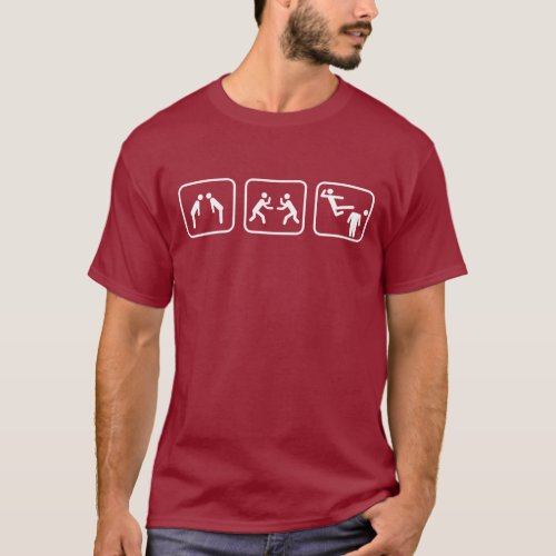 Karate Stick Figures T_Shirt