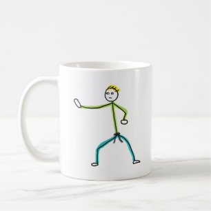 Karate Stickman Coffee Mug